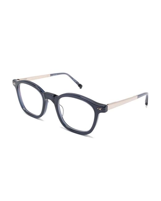 Matsuda Blue Rectangle-Frame Glasses