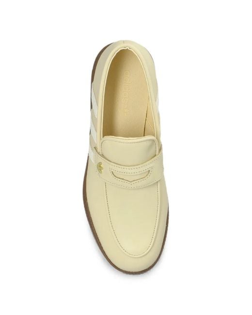 Adidas White Handball Spezial Loafer Shoes