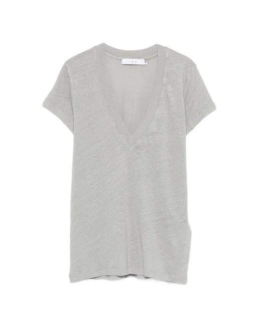 IRO Women's Gray Rodeo V-Neck T-Shirt