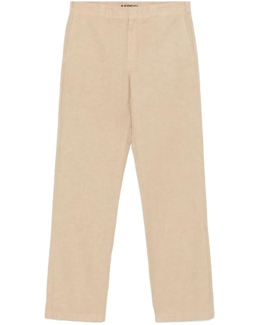 Aspesi Natural Straight-Leg Chinos for men
