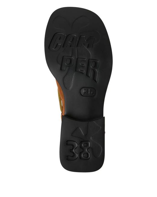 Camper Brown Dana Slingback Pumps