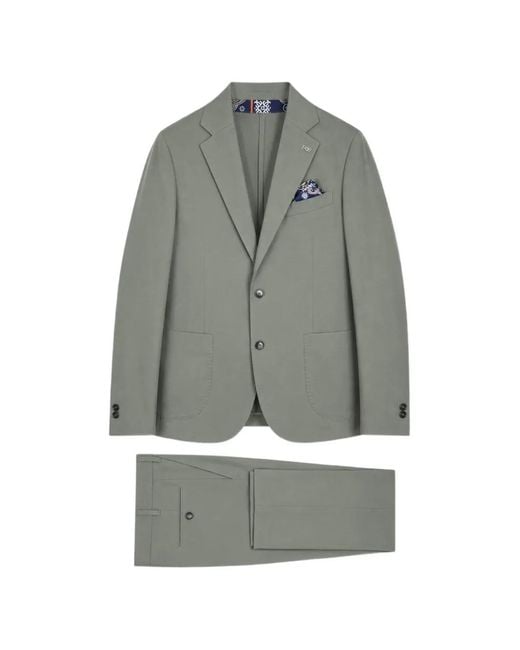 Bob Gray Single-Breasted Notched-Lapel Suit for men