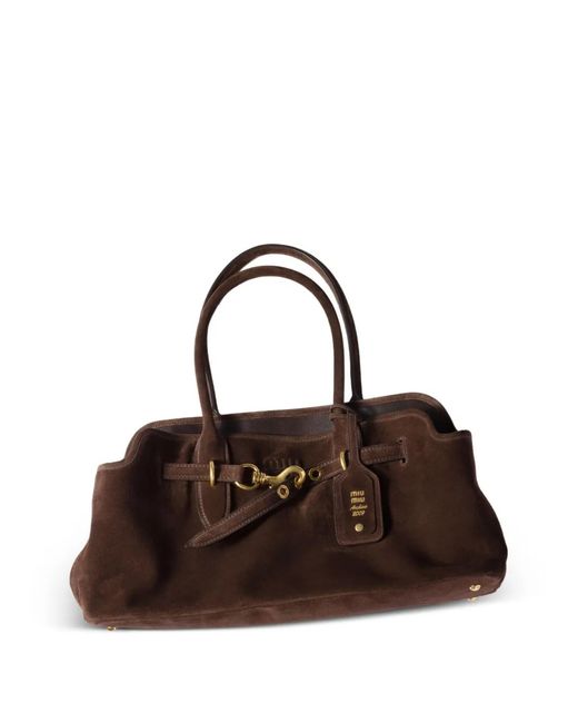 Miu Miu Brown Tote Bags