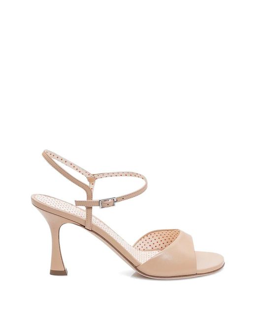 3Juin White Cyndi Strap Sandals