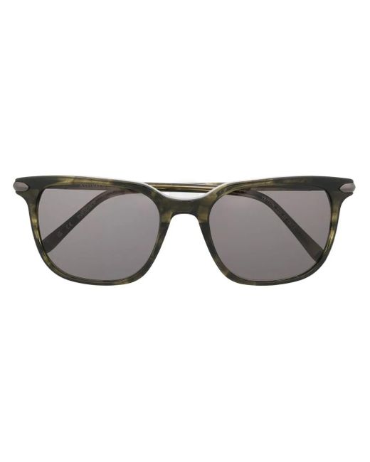 Aspinal Gray Triton Rectangle-Frame Sunglasses for men