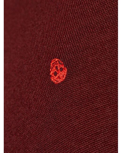McQueen Logo-Embroidered Sweater for men