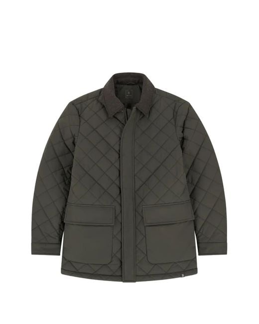 Boggi Gray Peacoat Padded for men