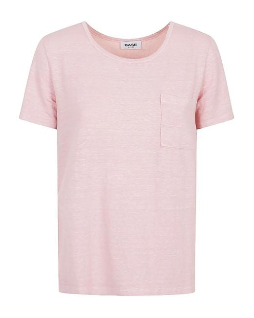 Base London パッチポケット Tシャツ Pink