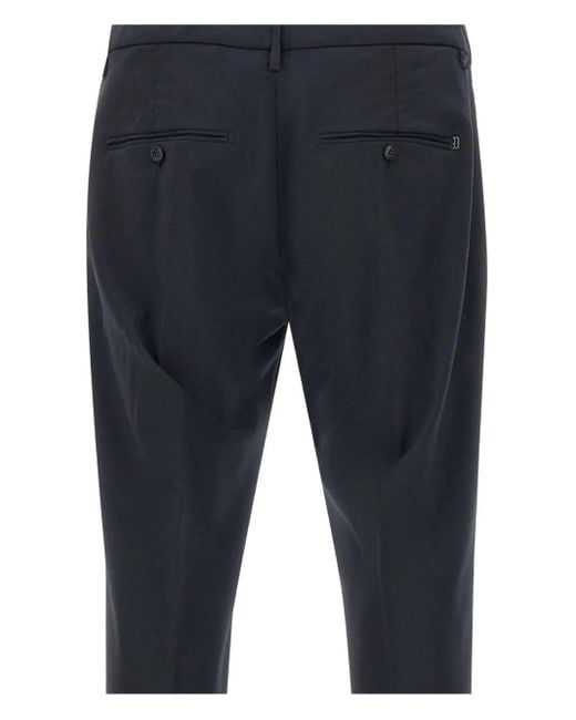 Dondup Straight Broek in het Blue voor heren