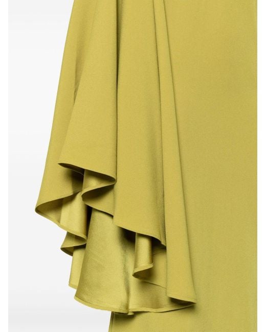 Vestido de fiesta Sifnos de una sola manga ‎Taller Marmo de color Yellow