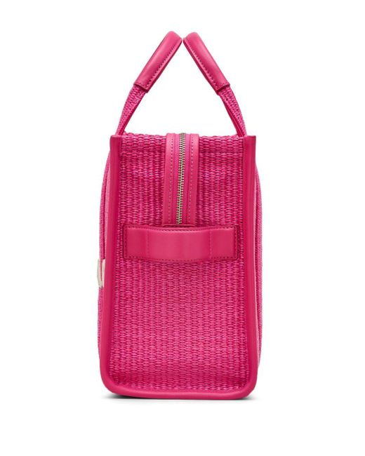 Marc Jacobs Pink The Medium Woven Tote Bag