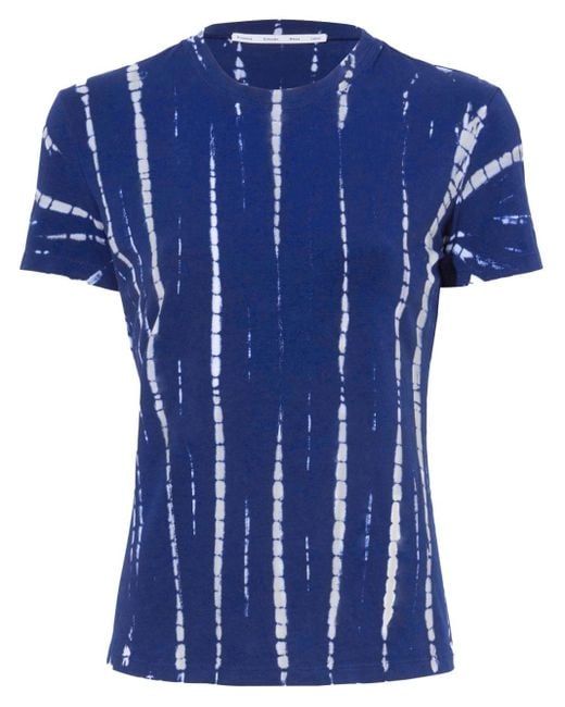 Proenza Schouler Blue Gestreiftes Finley T-Shirt