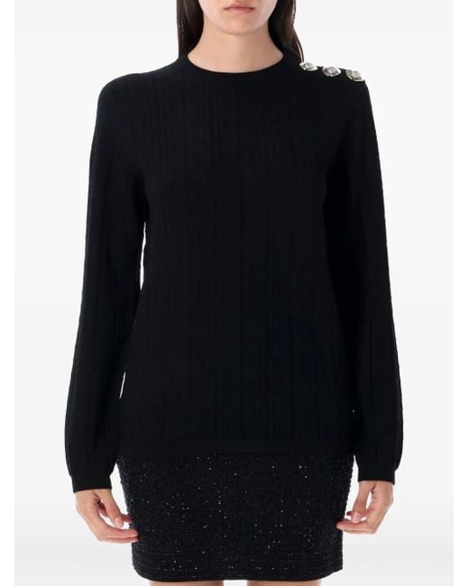Balmain モノグラム セーター Black