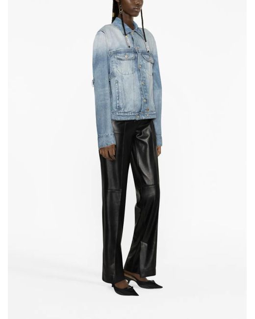 Courreges Denim Jack in het Blue