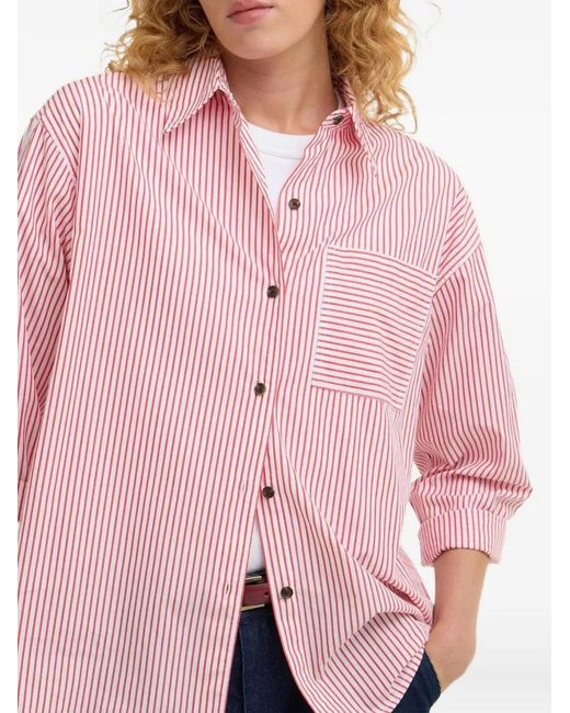 Barbour Pink Polly Striped Shirt