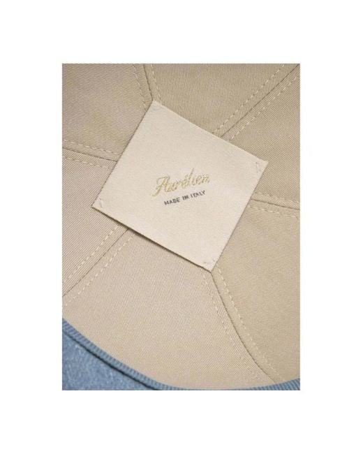 Aurélien Blue Embroidered Denim Cap for men