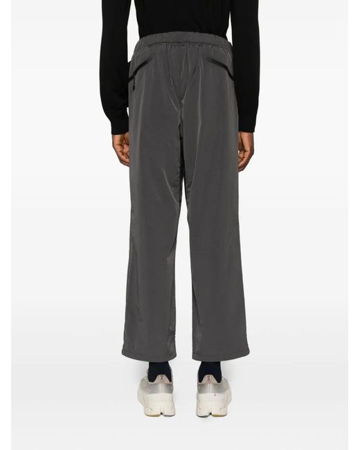 Goldwin Gray Dope Dyed Rip-Stop Pants for men
