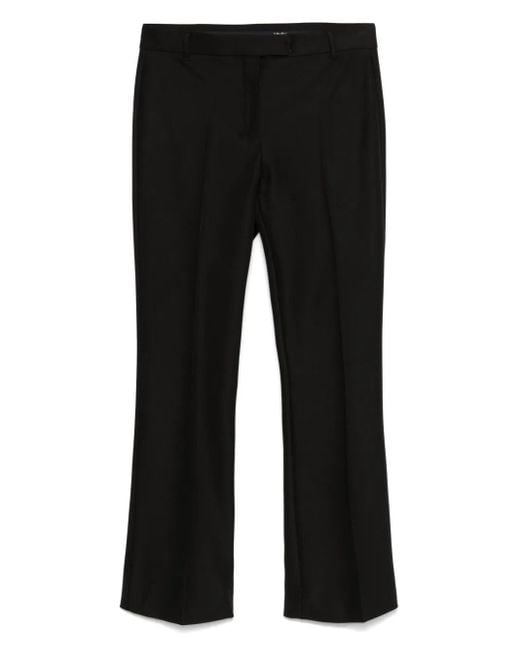 Max Mara Black Pleated Trousers