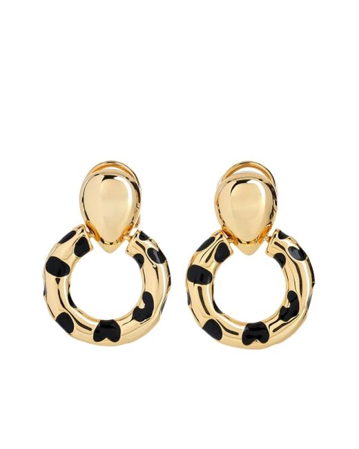 Kenneth Jay Lane ピアス Metallic