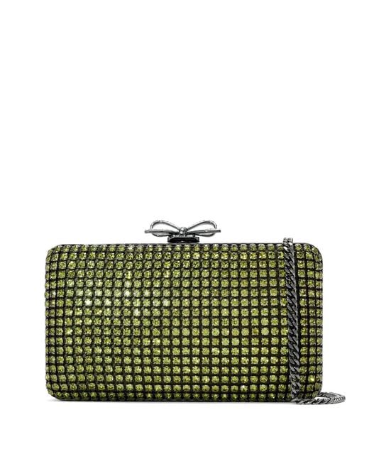 Clutch Chainmail di Self-Portrait in Green