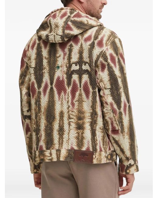 PUMA Brown Hooded Jacket for men