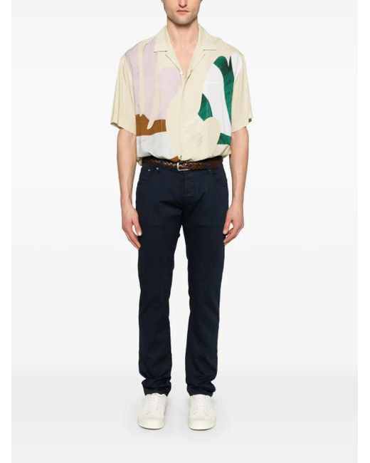 Jacob Cohen Blue Nick Slim-Fit Trousers for men