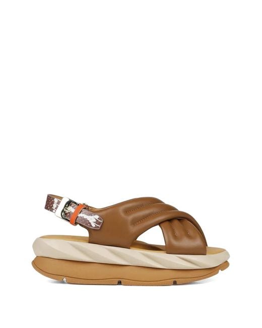 4Ccccees Brown Mana Sandals