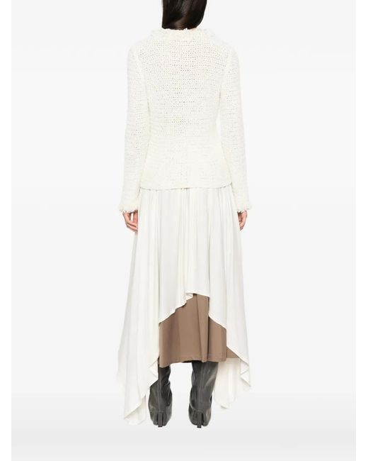 Proenza Schouler White Nilo Fringed Blouse