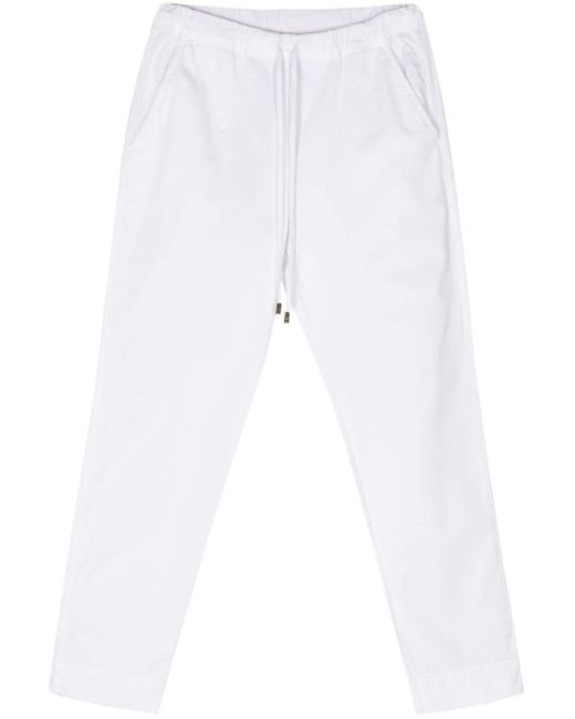 Pantalones terreno con cordones Max Mara de color White