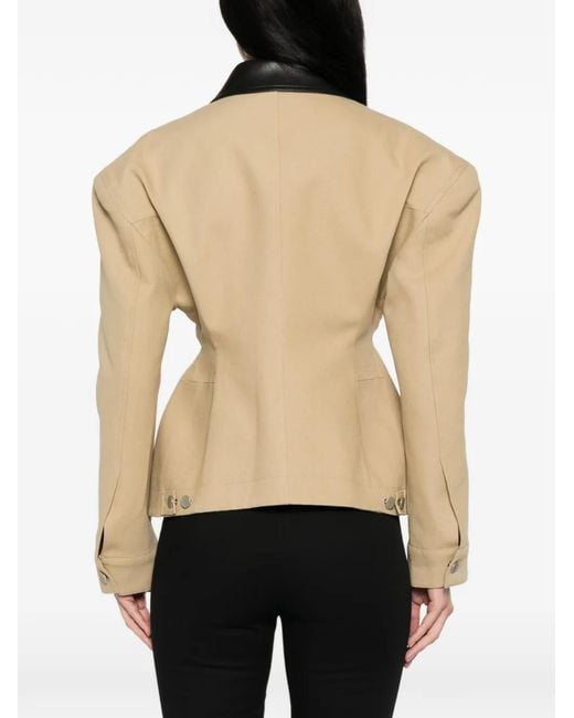 LA PISCINE Natural Sculpted Worker Jacket