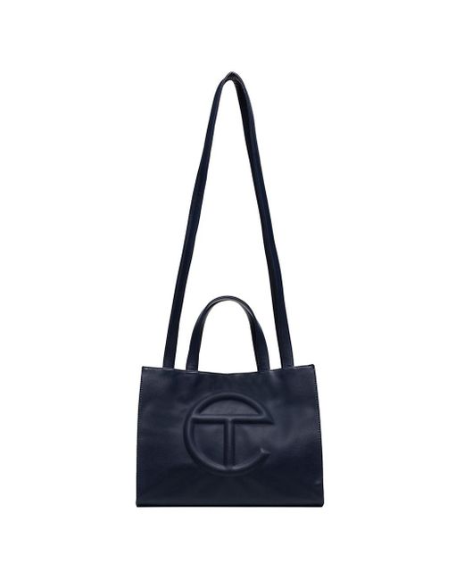 Telfar Blue Medium Shopper Bag
