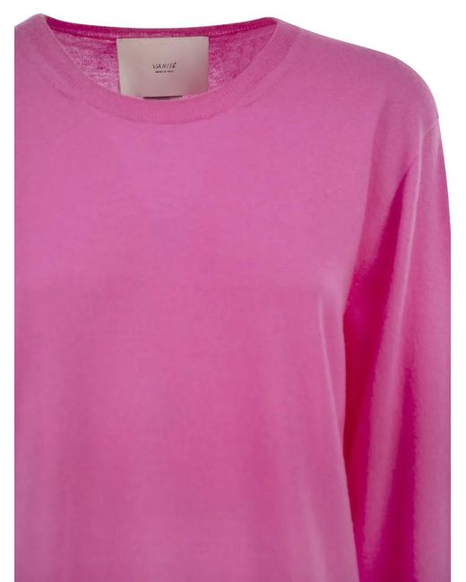 Pull En Cachemire Vanisé en coloris Pink