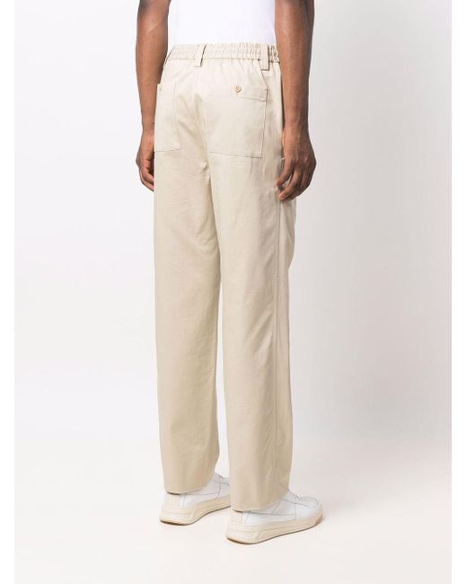 AMI Elasticated-waist Trousers in 