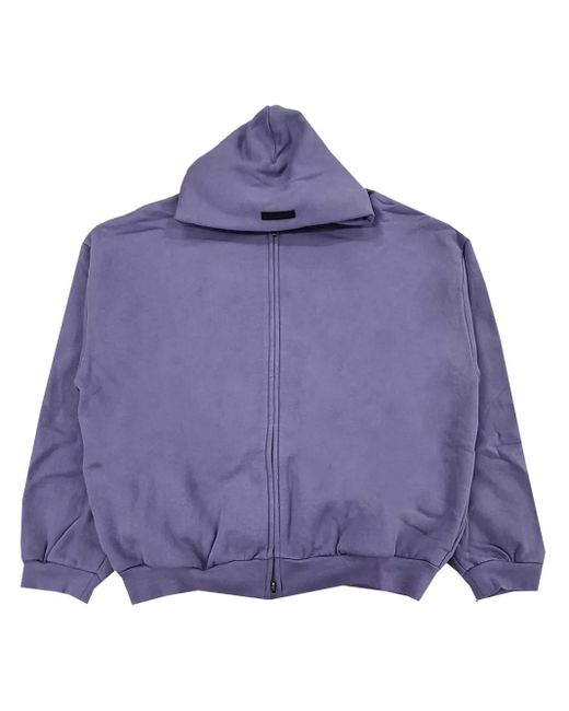 Fear Of God Purple Logo-Print Hoodie for men