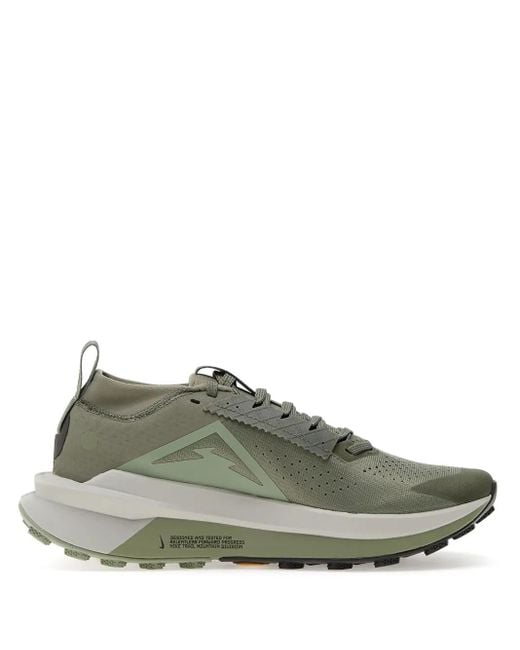 Nike Green X Vibram Zegama 2 Perforated Low-Top Sneakers for men