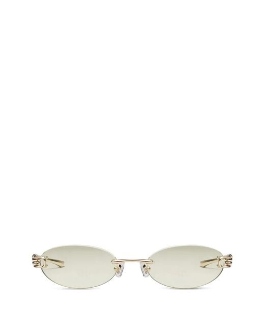 Gentle Monster White Musubi 031 Sunglasses