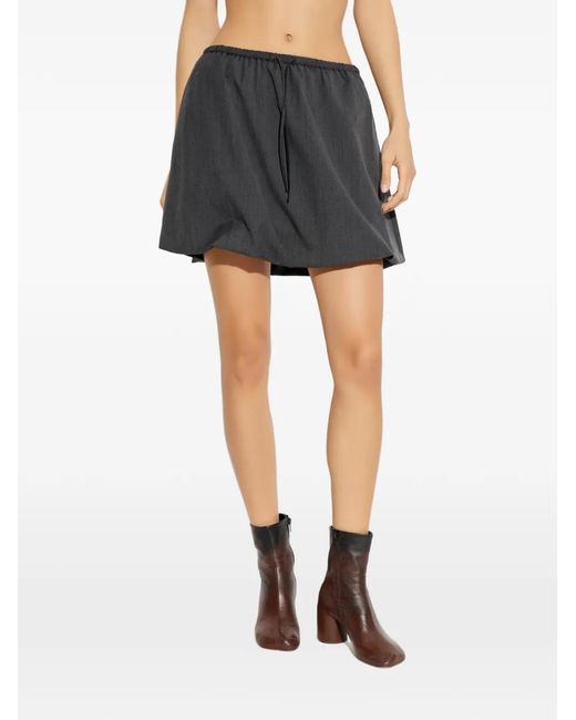 Samsøe & Samsøe Gray Saroko Drawstring Skirt