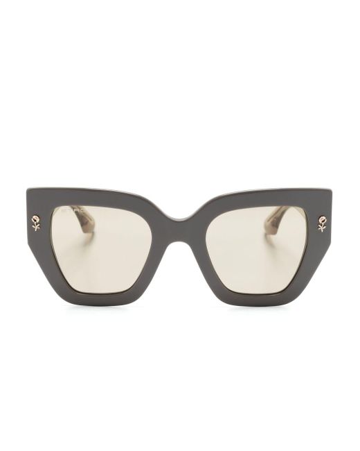 Etro Gray Mania Cat-eye Sunglasses