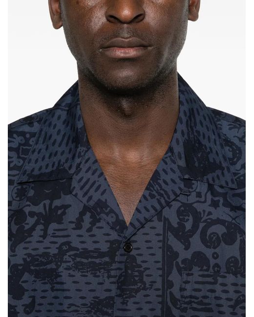 Carhartt Blue Patterned Shirt for men