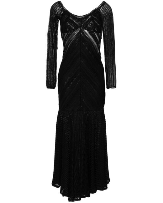 Robe longue Souley Charo Ruiz en coloris Black