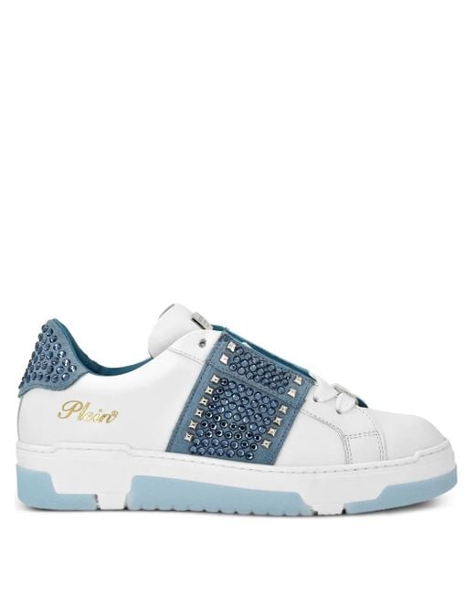 Philipp Plein スタッズ スニーカー Blue