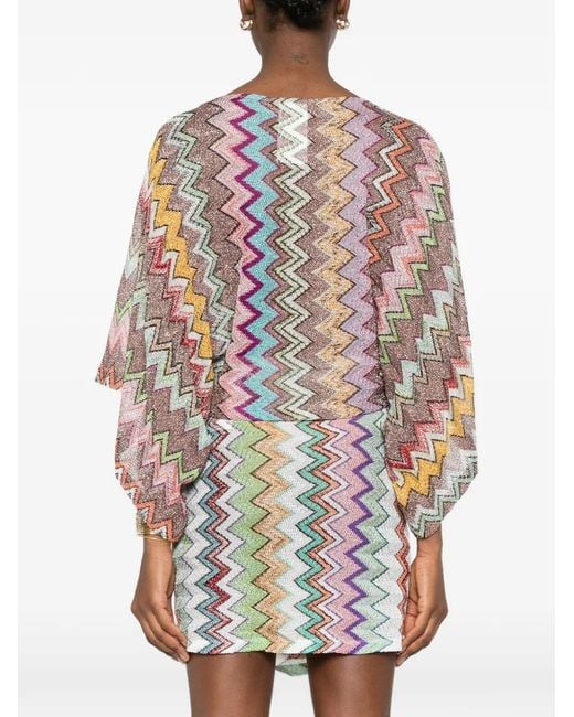 Missoni Pink Long-Sleeved Top