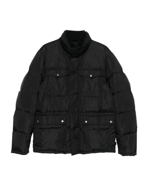 Gucci Flap-pocket padded jacket in Black für Herren