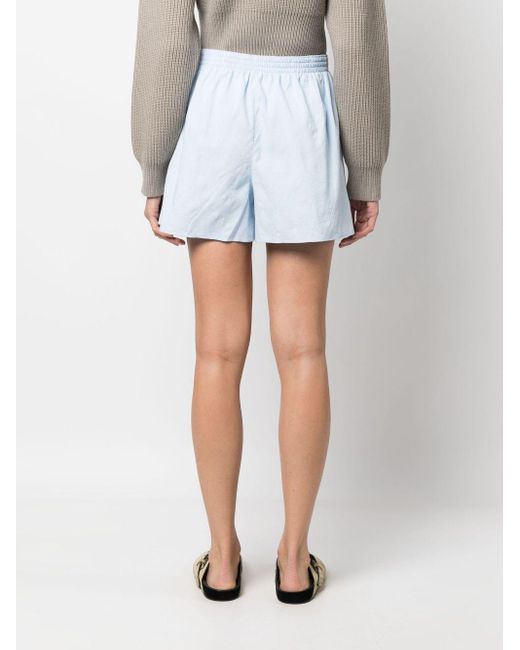 Chloé Blue Renaissance Cotton Shorts