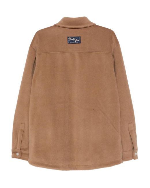FAMILY FIRST Brown Button-Fastening Jacket for men