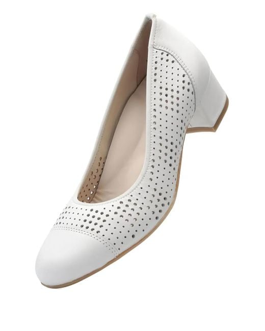 Ara White Nizza Pumps