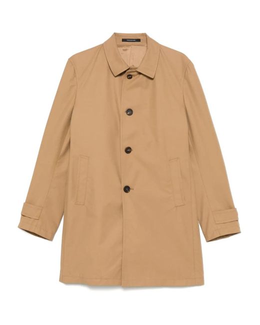 Tagliatore Natural Single-Breasted Coat for men