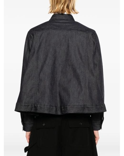 COMME DES GARÇON BLACK Black Loose-Fit Denim Jacket