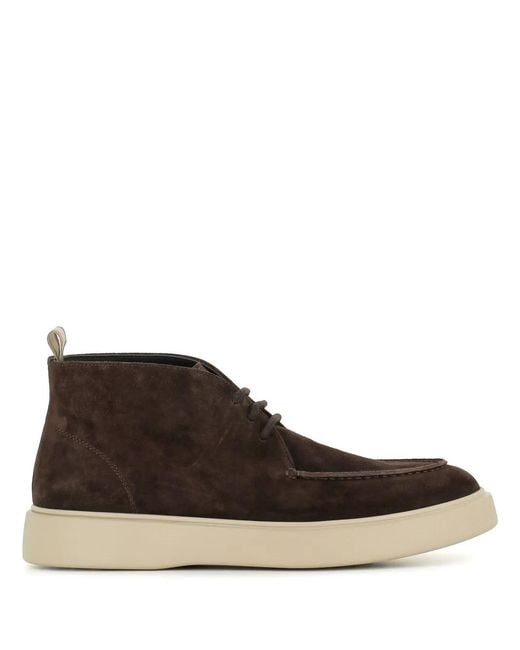 Officine Creative Brown Frame 002 Suede Ankle Boots for men