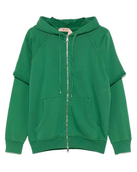 N°21 Green Layered Hoodie